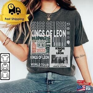 Kings Of Leon Music Shirt Retro 90S Y2K Merch  King World Tour Tee